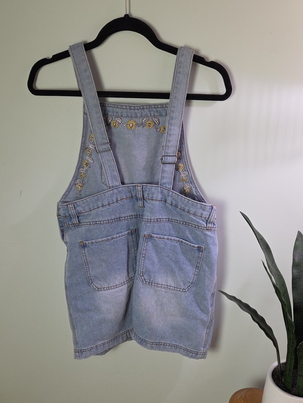 Ghost And Mushroom Embroidered Overall Dress - Picture 2 of 6